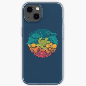 Aquatic Rainbow iPhone Case